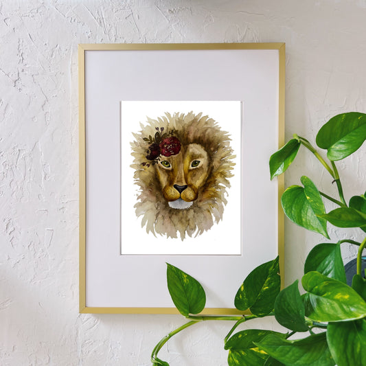 Godric the Lion Print