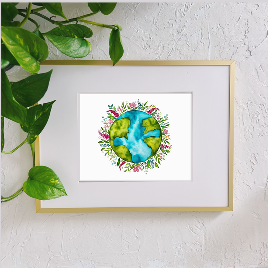 Let the Earth Bloom Print