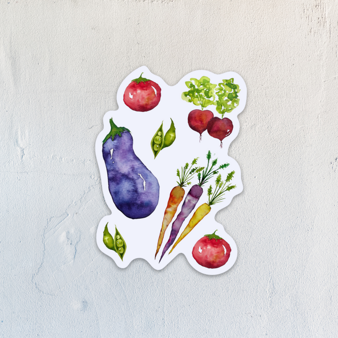 Vibrant Veggies Sticker