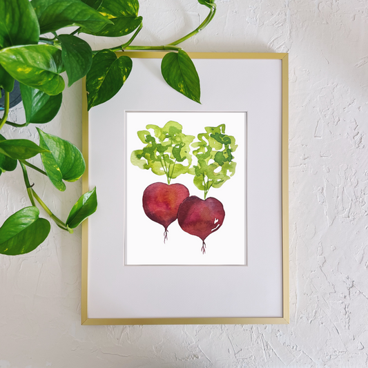 Radiant Radishes Print