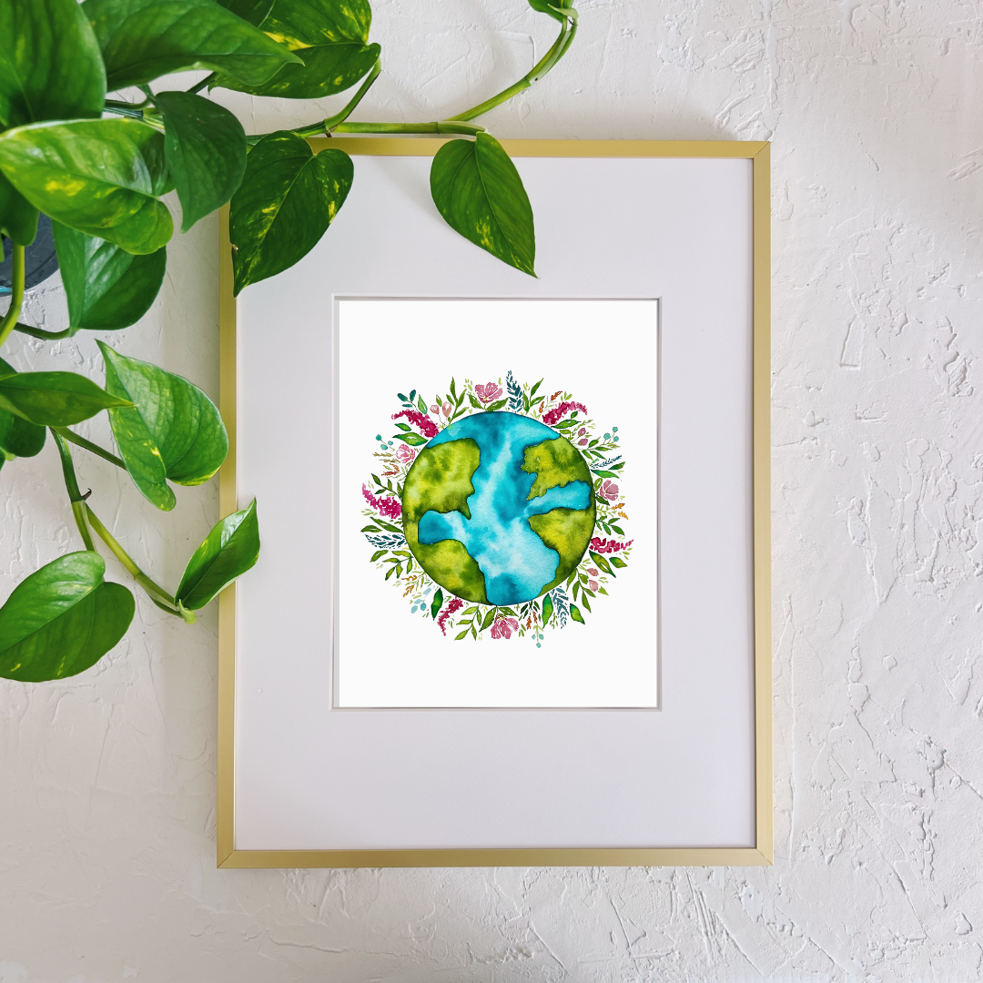 Let the Earth Bloom Print