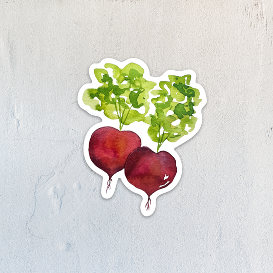 Radiant Radishes Sticker