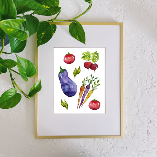 Vibrant Veggies Print