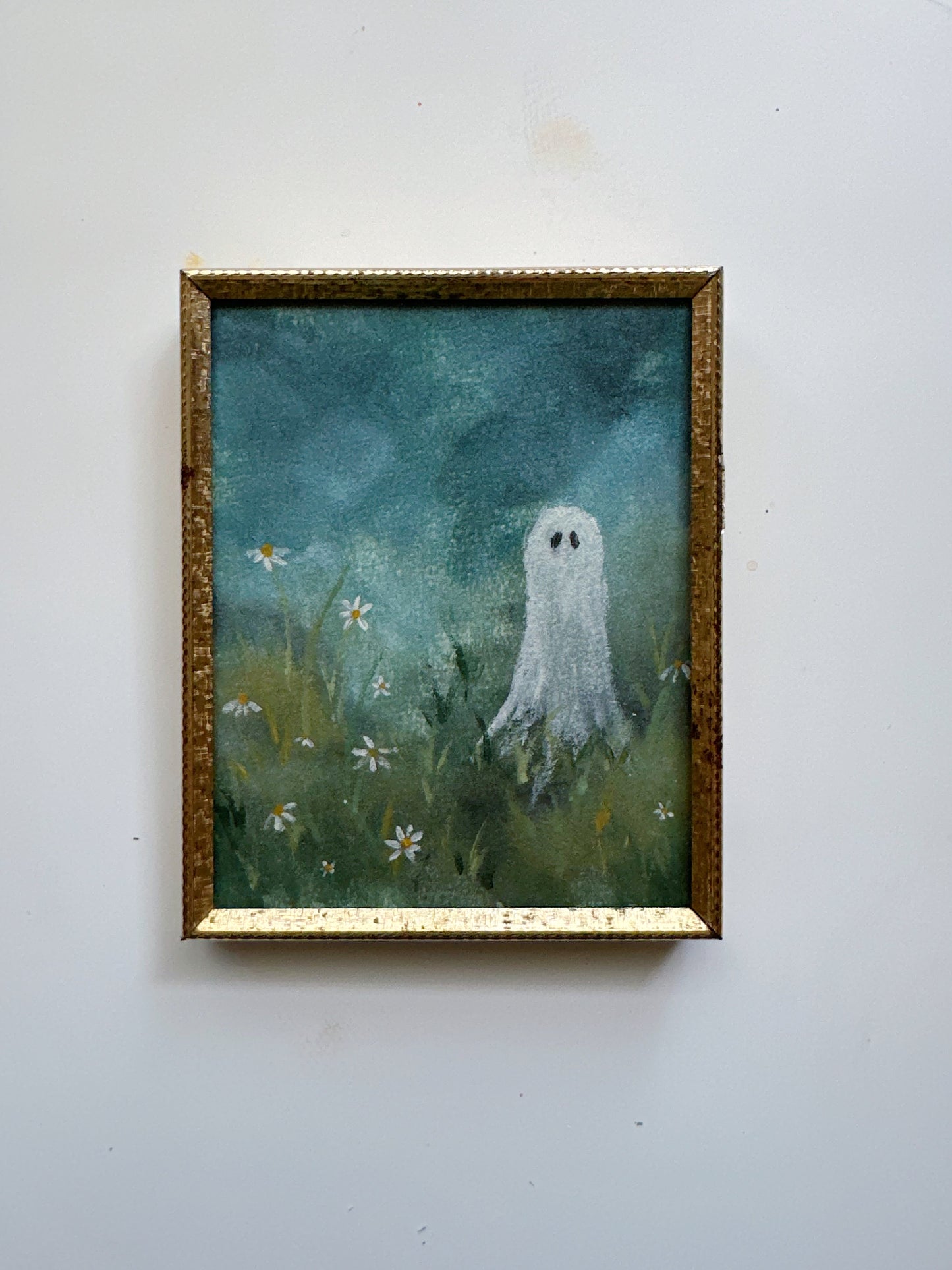 Framed Ghostie in the Meadow